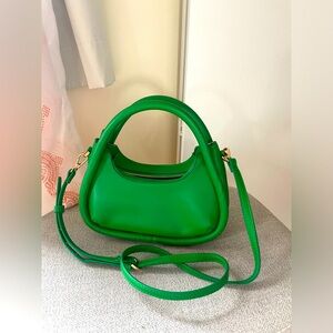 Chunky Green Shoulder Purse